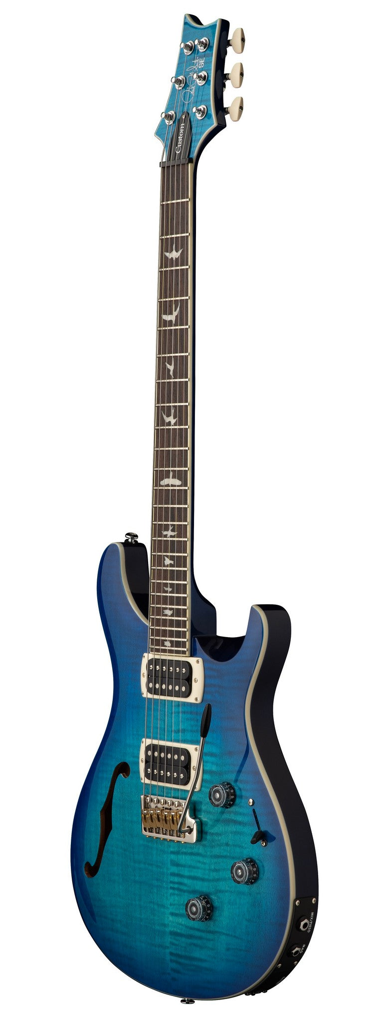 PRS SE CUSTOM 24 SEMI-HOLLOW PIEZO LAKE BLUE