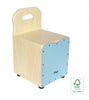 Stagg Children's Cajon, Blue, with Backrest