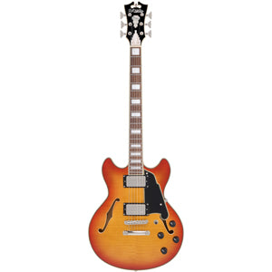 D'ANGELICO Premier Mini DC XT - Honey Burst + housse