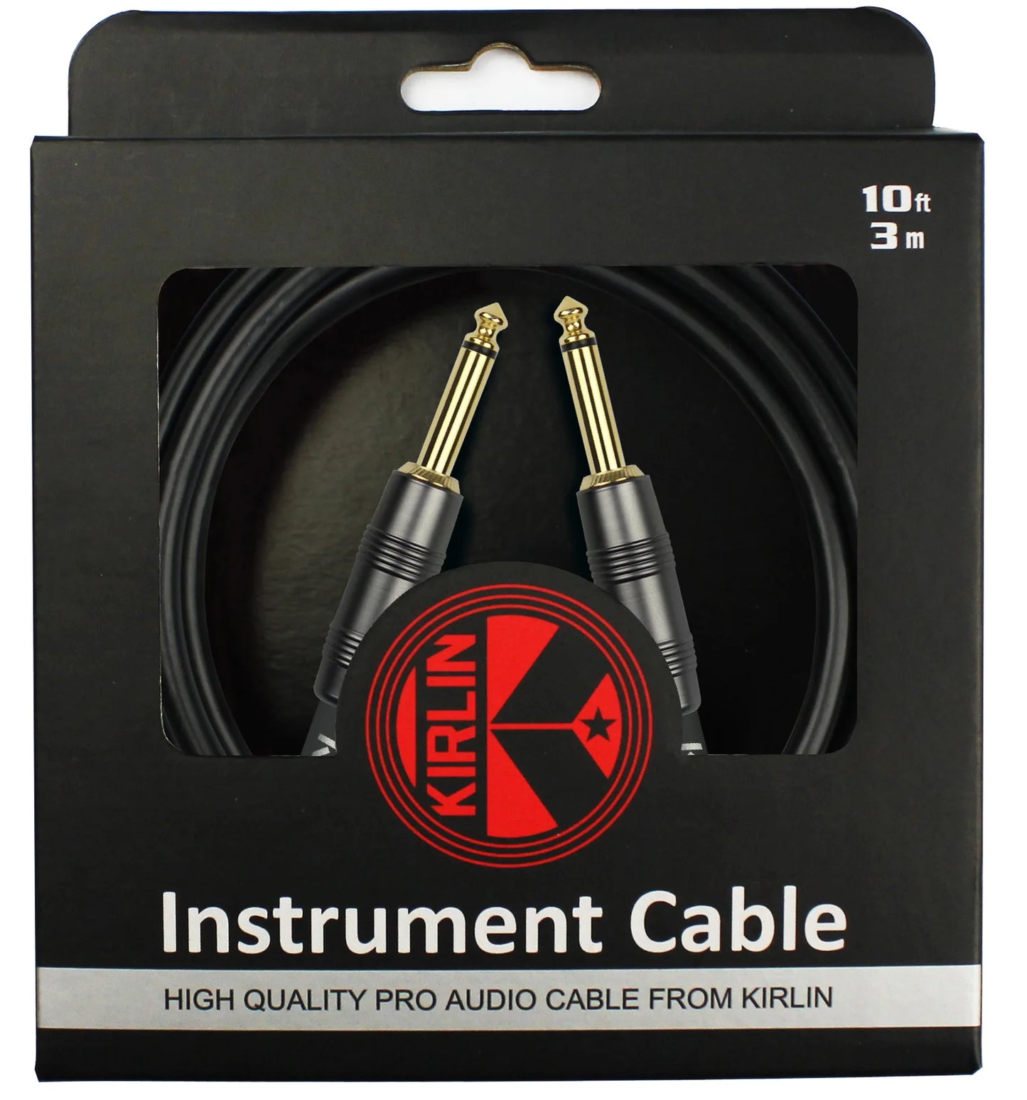 Kirlin IP221-3BKE Premium Cable Jack-Jack Mono 3 M