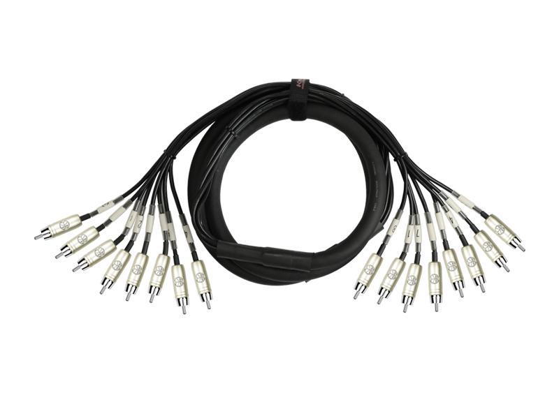 Kirlin MTN803-10BK Cable 8RCA-RCA 10M
