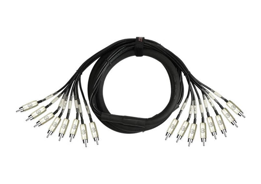 Kirlin MTN803-10BK Cable 8RCA-RCA 10M