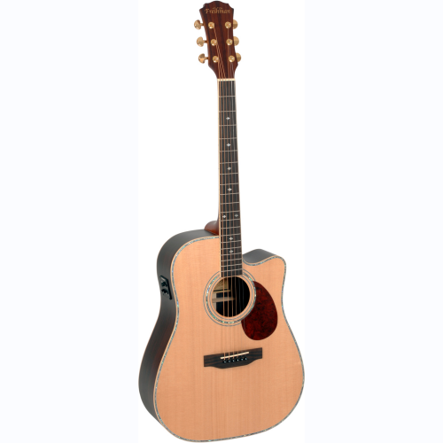 Freshman guitar, folk, APOLLO2DC, dreadnought, natural electric finish.