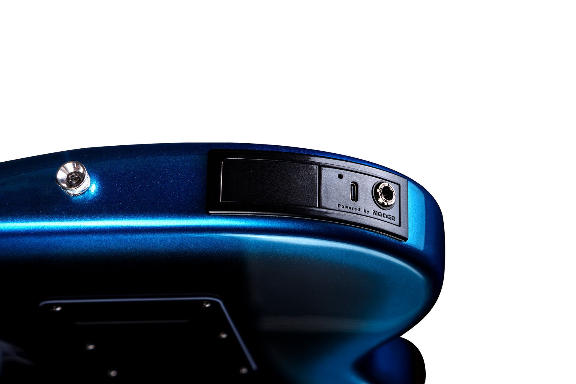 GTRS P800, corps aulne, manche érable flammé torréfié, touche palissandre, micros et processeur GTRS, dark night