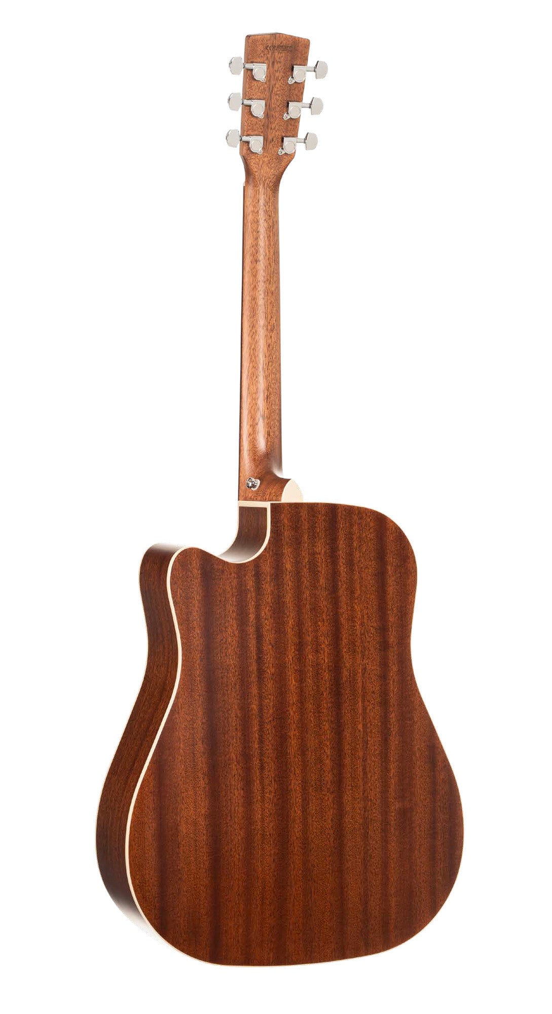 MR500F-CED, forme Dreadnought pan coupé, table cèdre rouge massif, fond & éclisses acajou, EQ Fishman Presys VT, noir satiné