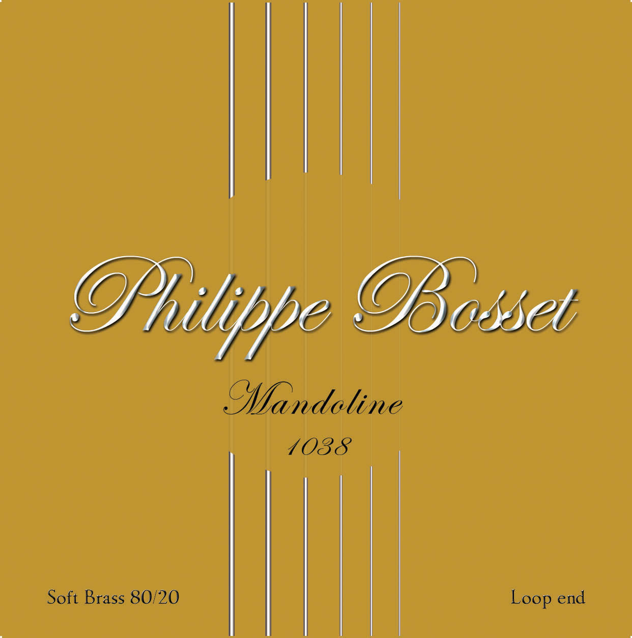 Jeu de cordes pour mandoline Light (10/10-14/14-24w/24w-38w/38w), bronze