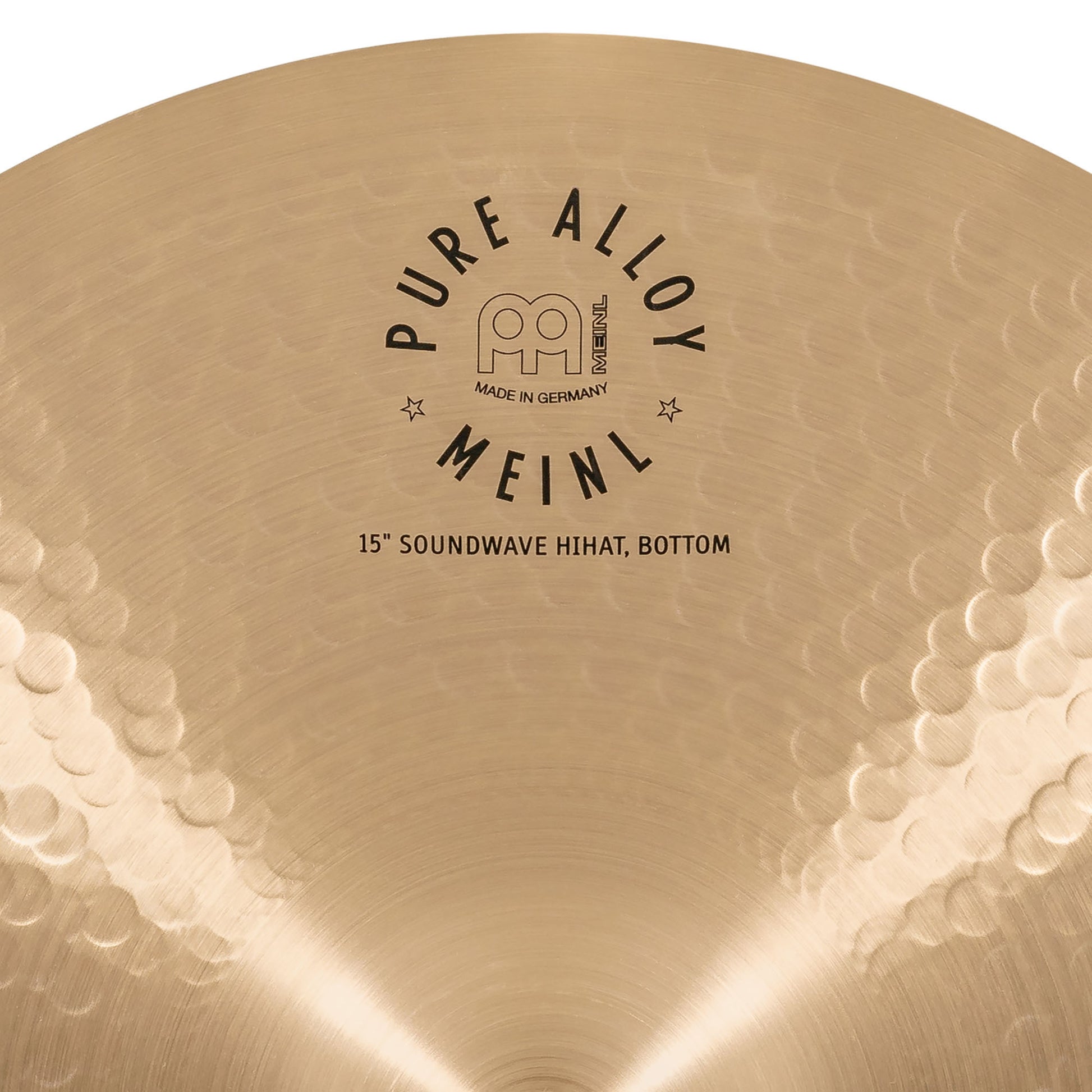 Hithat 15" Soundwave Meinl Pure Alloy fini Traditional martelé