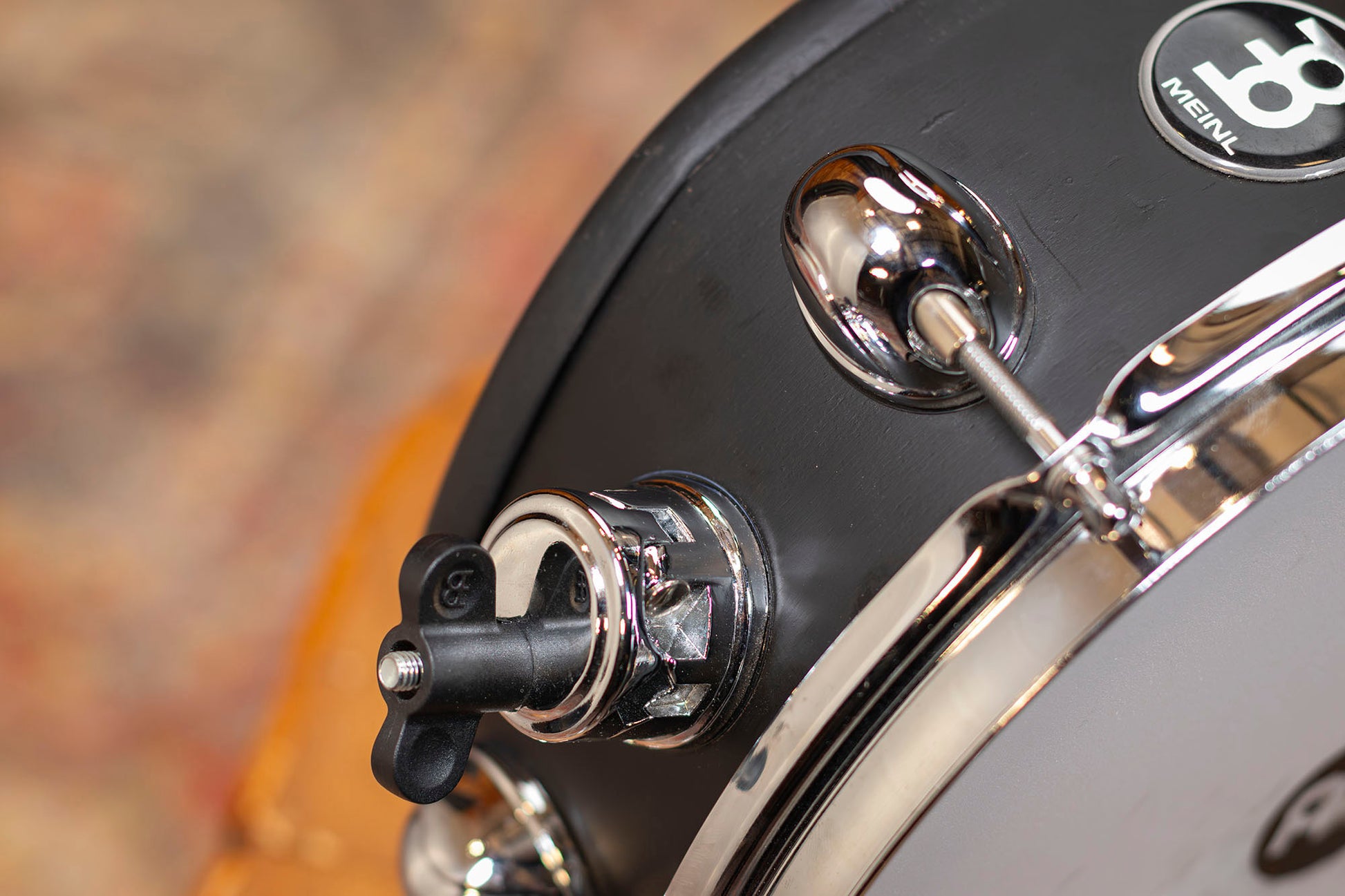 C.CLAIRE MEINL 10" avec clochettes de tambourins fût en érable noir mat