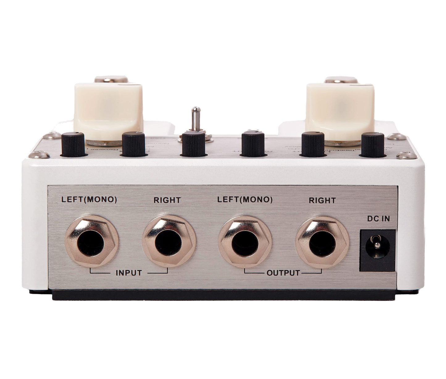 Pédale REECHO PRO, série Twin, délai numérique stéréo à 6 modes, boîtier métal, true bypass, blanc