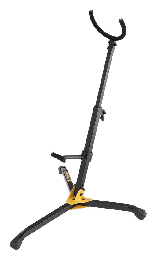 Support pliable saxophone baryton (hauteur: 63.5 - 87.5 cm, poids: 2.1 kg, taille replié: 48 x 18 cm)