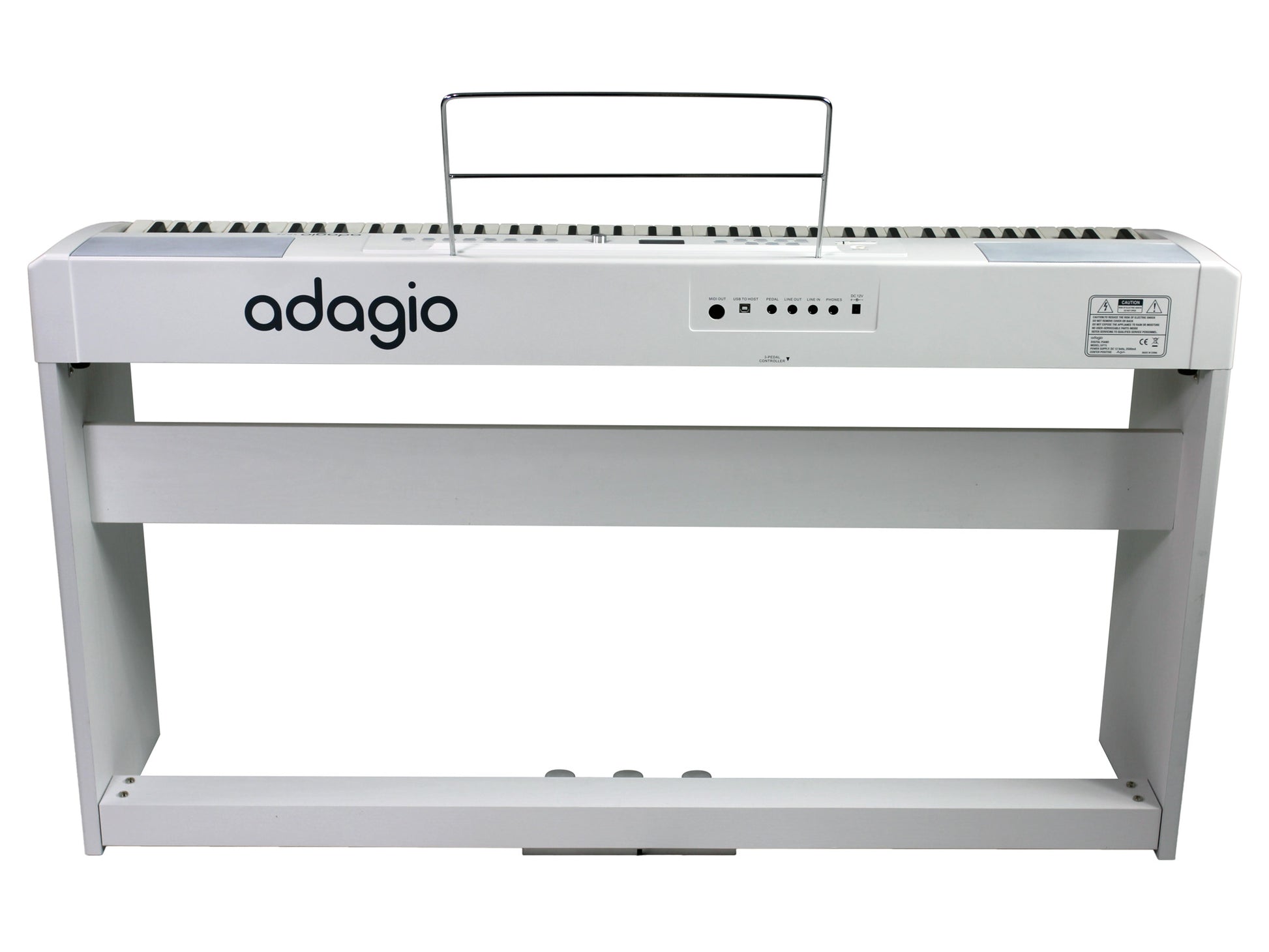 Piano numérique portable Adagio SP75WH | 88 notes, toucher lourd