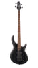 Cort B4 Element Bass Guitar, Black, Open Pore Finish