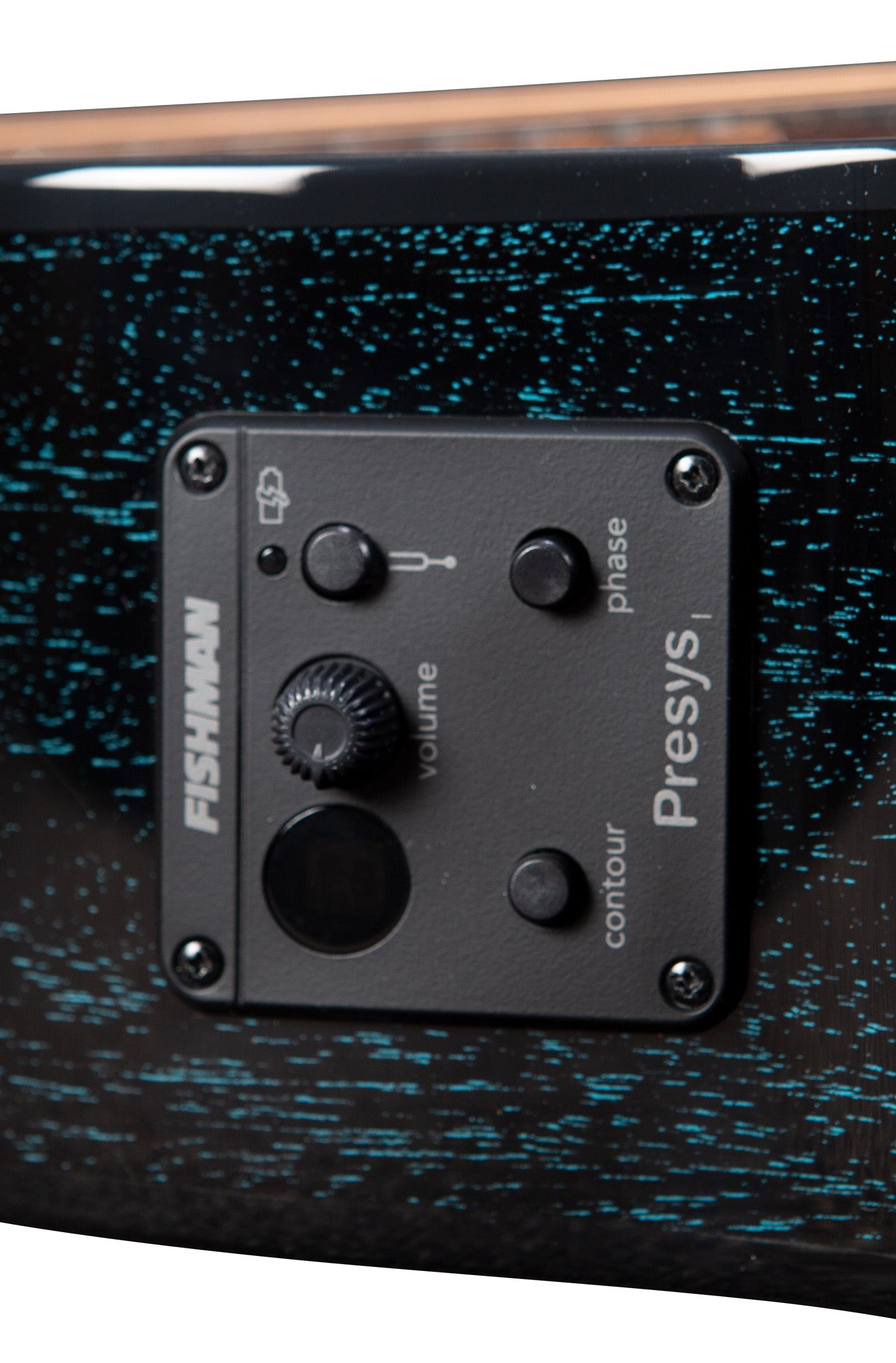 RAINFOREST S CONCERT MIDNIGHT BLUE CE, table acajou massif, f/e acajou, EQ Fishman Presys I, midnight blue