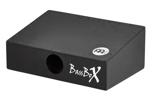 Bassbox pré-amplifié Meinl, caisse de résonance bouleau (44.5x17x30cm), utilisable avec toutes pédales standard, batte L incluse