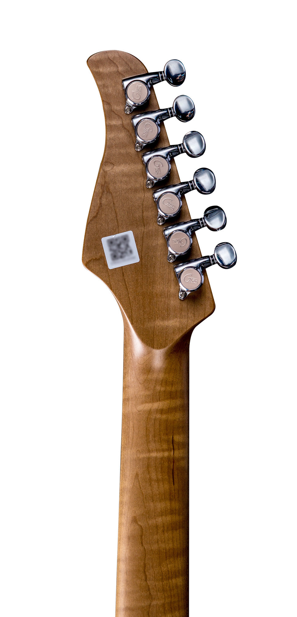 GTRS P800, corps aulne, manche érable flammé torréfié, touche palissandre, micros et processeur GTRS, mint green