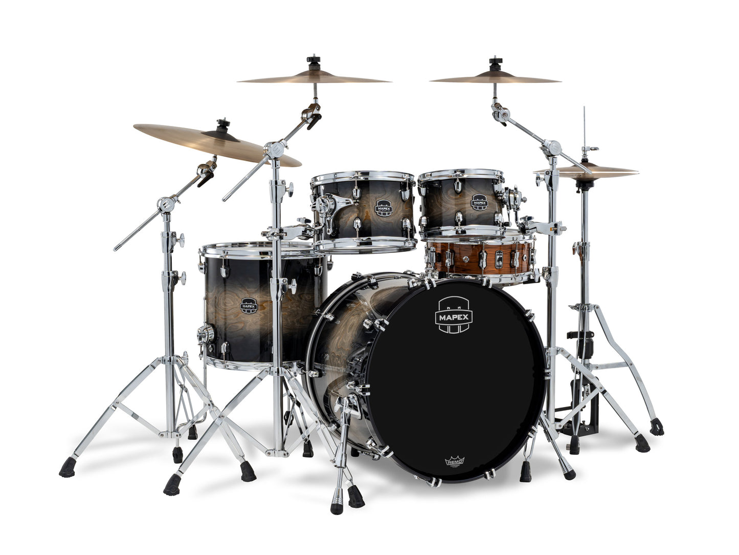 Mapex SR529XUZXG Saturn 4 Futs Black Ink Burst