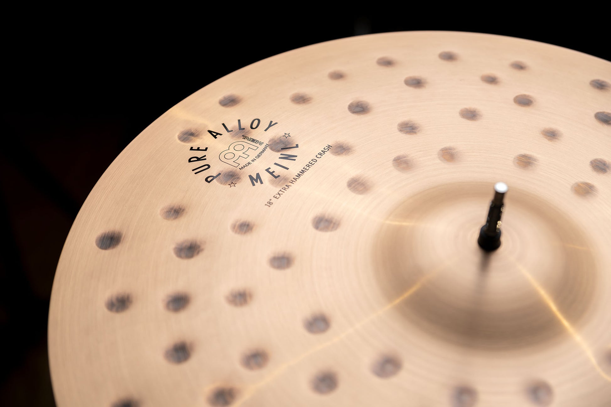 Crash 18" Extra Hammered Meinl Pure Alloy fini traditional martelé