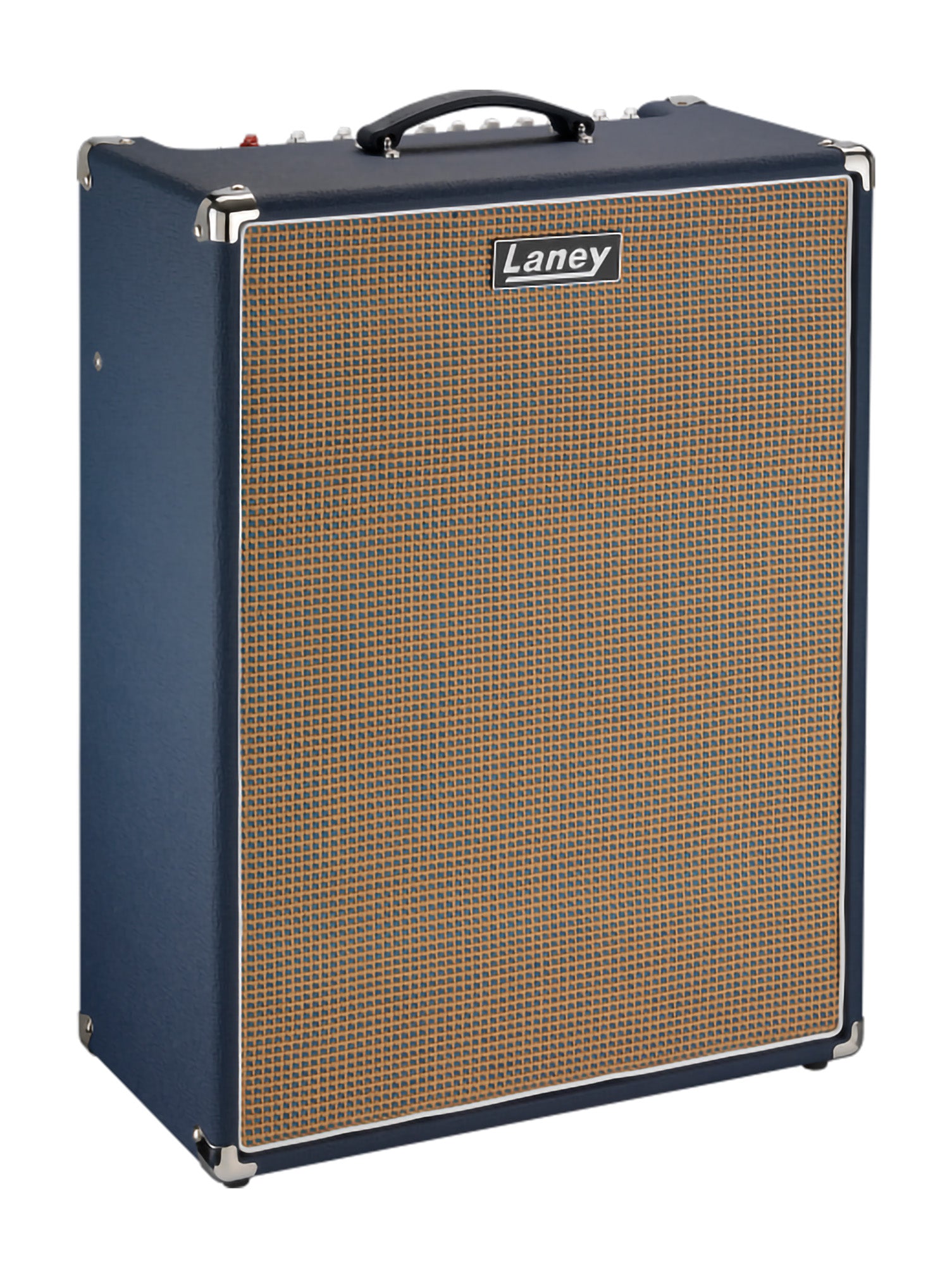 Ampli guitare électrique 60W, 2x HP 12" HH, 2 canaux, EQ 3 bandes, réverb, tremolo, chorus, boucle d'effet, 15.8 kg, bleu