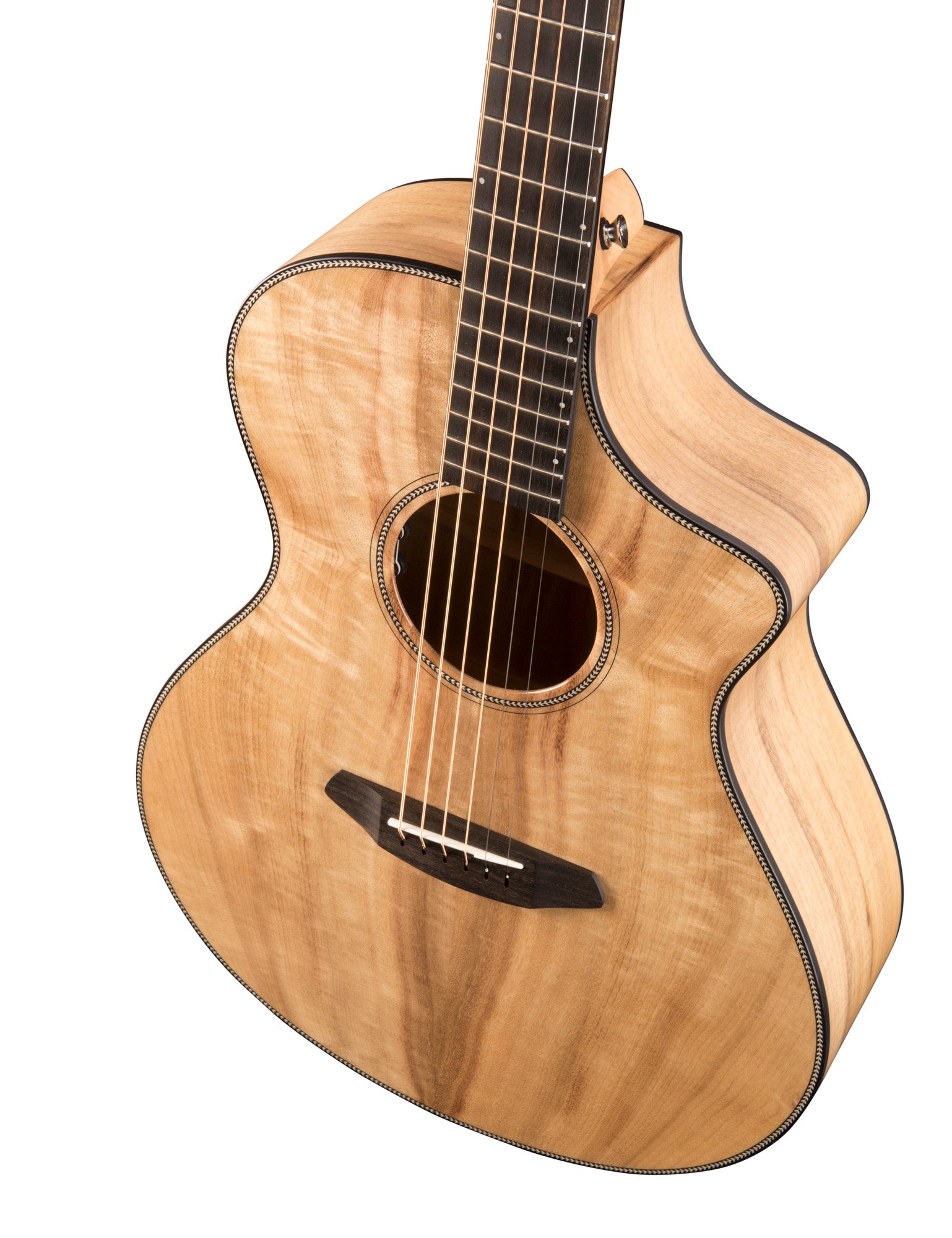 OREGON CONCERT CE MYRTLEWOOD, thinline, table myrtlewood massif, f/e myrtlewood massif, EQ LR Baggs EAS VTC, étui, naturel