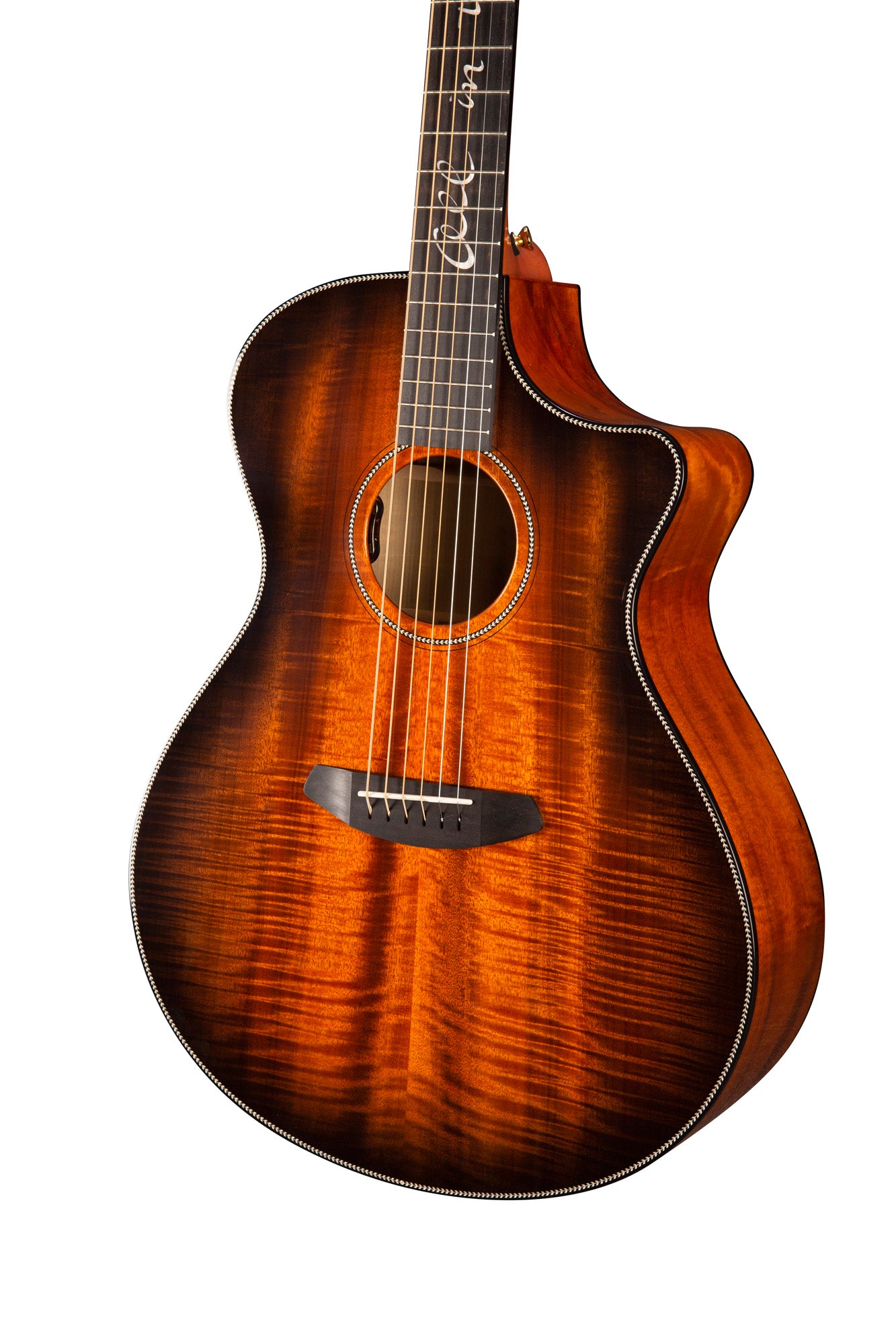 OREGON CONCERTO BOURBON CE JEFF BRIDGES, table myrtlewood massif, f/e myrtlewood massif, EQ LR Baggs EAS VTC, étui, bourbon