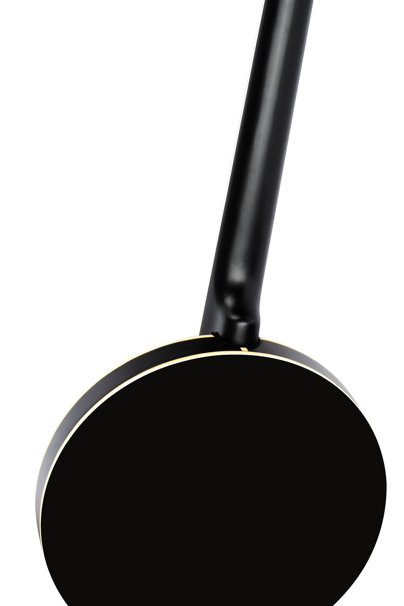 OBJ3506, banjo 6 cordes, 30 tirants, cercle aluminium, manche acajou, résonateur acajou, housse, noir satiné