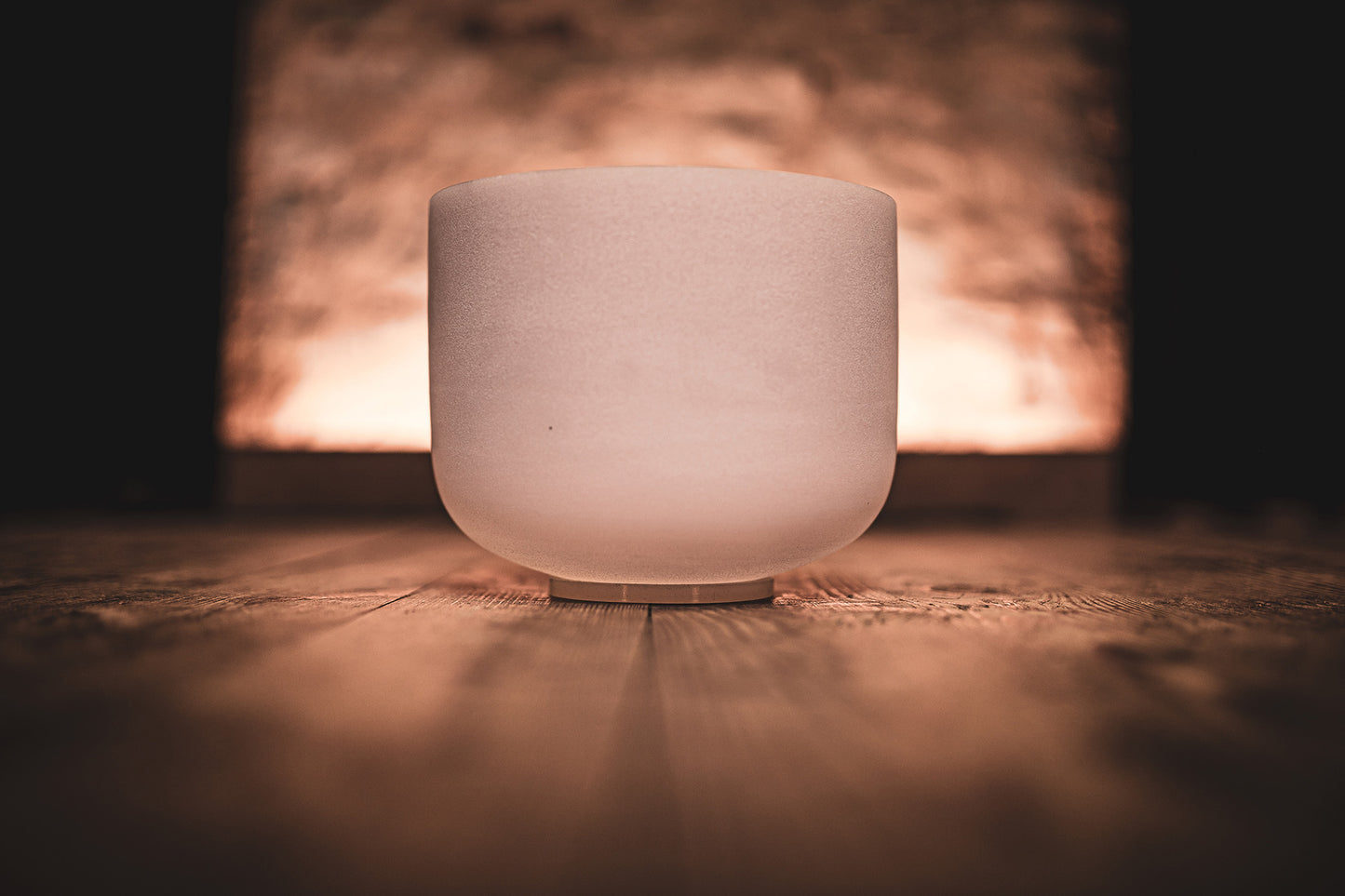 Bol tibétain d'une taille de 10" (25,40 cm), hauteur : 19,56 cm. Quartz et quartz rose.