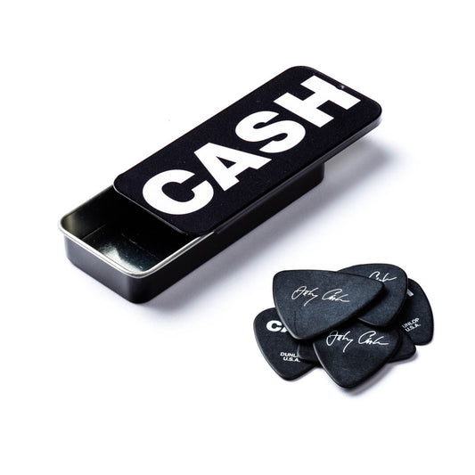 Boite de 6 médiators Johnny Cash Bold Heavy