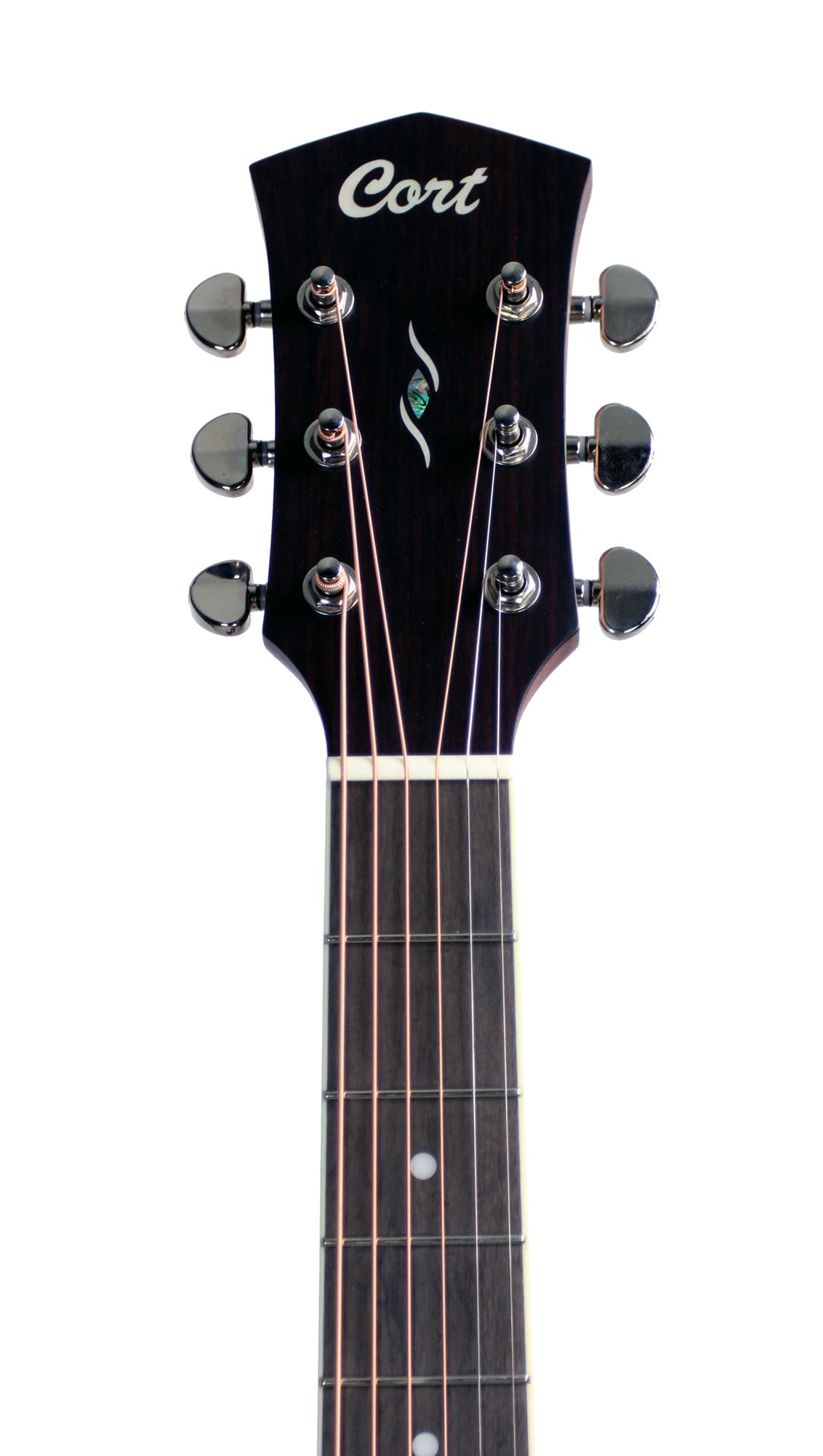 PURE-DC, forme Dreadnought pan coupé, table épicéa massif, f/e acajou massif, EQ Fishman Sonitone, housse, naturel satiné