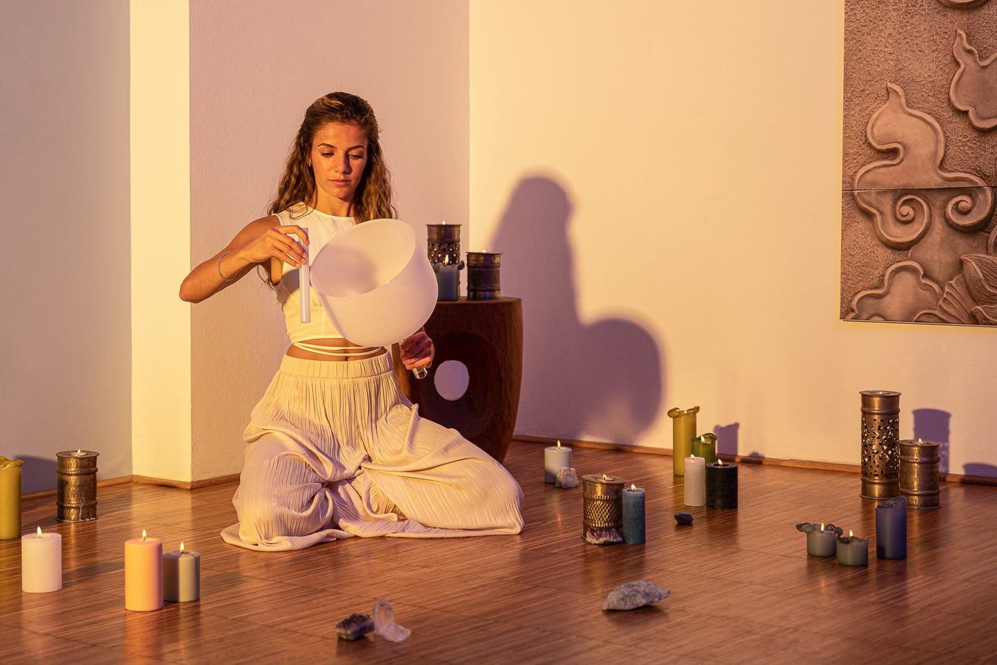 SINGING BOWL SONIC ENERGY CRISTAL 10"