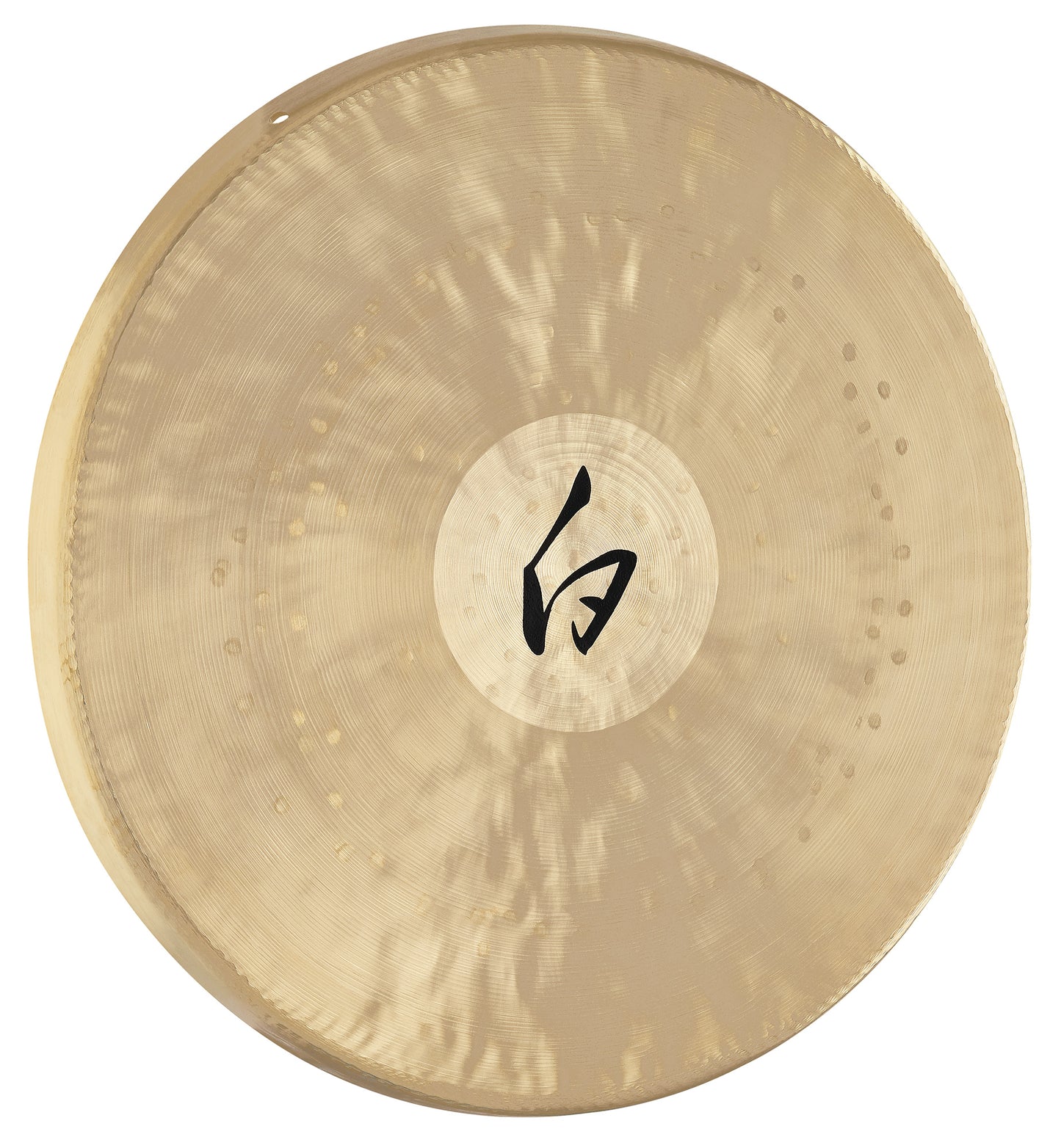 White gong 12" (30.5cm), 850g, alliage spécial de bronze, livré avec mailloche, 2 faces brillantes
