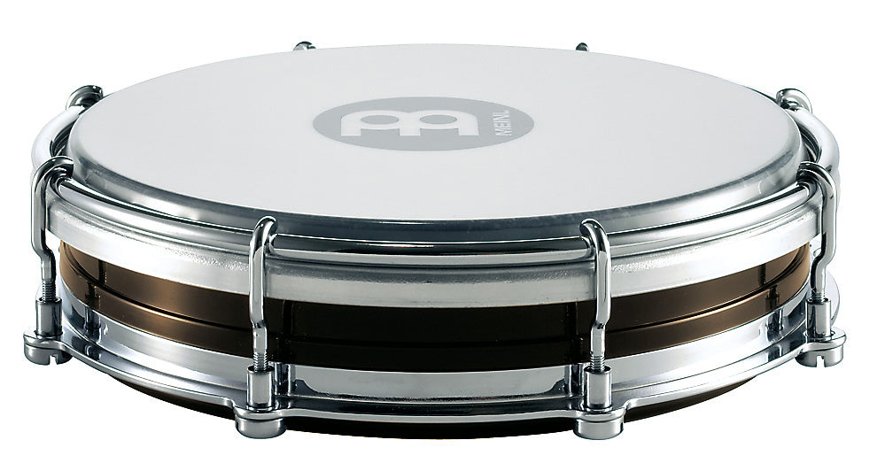 Tamborim 6", fût en plastique ABS, peau synthétique remplaçable, système d'accord Floatune, clé d'accord fournie, noir