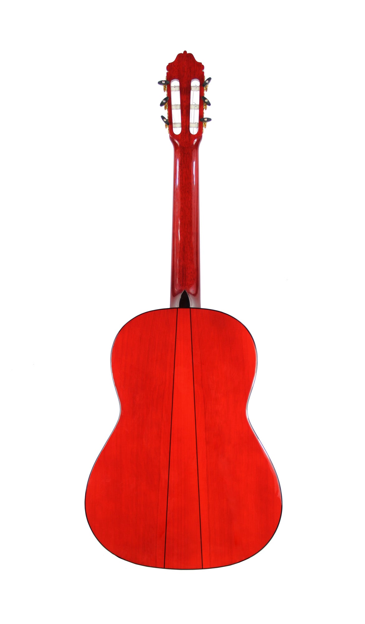 GIPSYKINGS (by André Reyes), Flamenco, table épicéa massif, fond & éclisses cyprès massif, rouge brillant