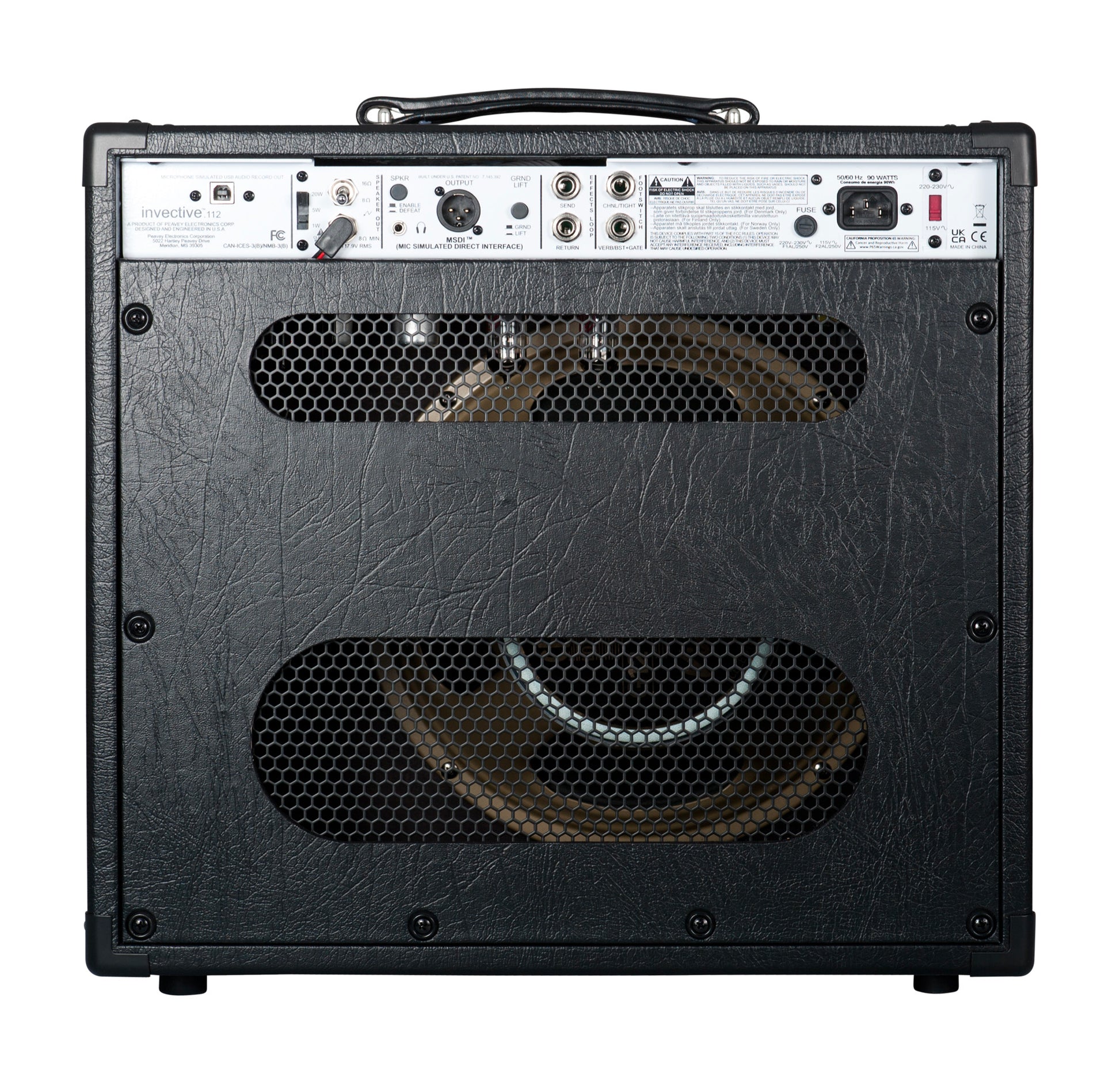 Ampli à lampes 20W, HP 1x 12", 2 canaux, EQ 3 bandes, sortie DI, développé en collaboration avec Misha Mansoor, finition noir