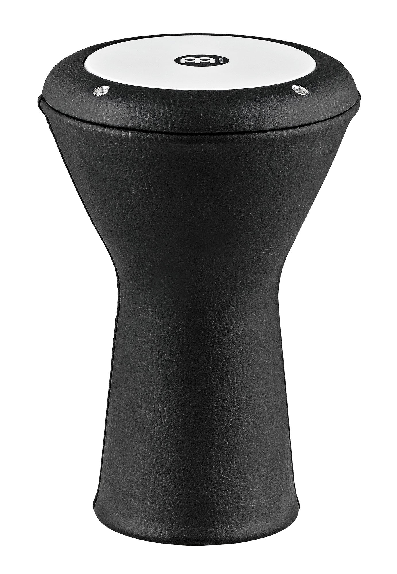 Doumbeck aluminium 15.2 x 30.5cm, peau synthétique, avec peau de rechange, housse de transport et clé d'accord inclus, noir