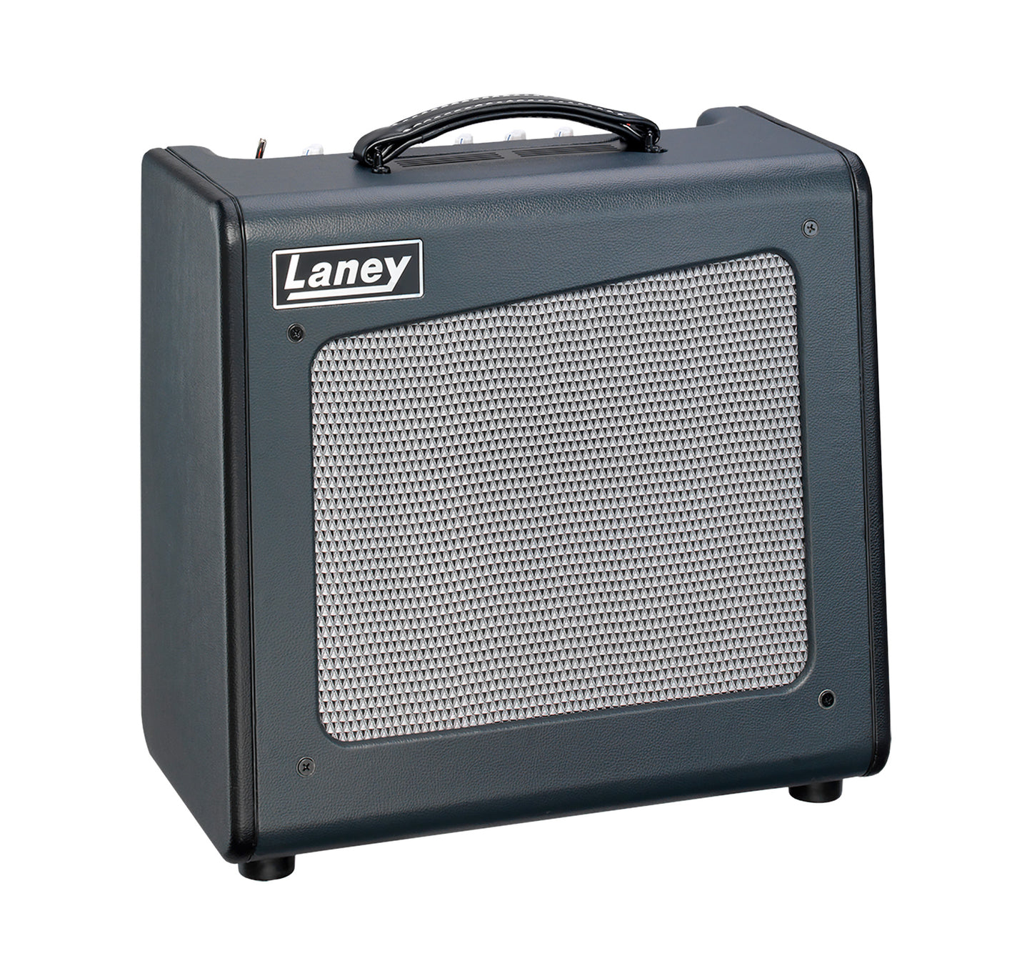 Ampli à lampes CUB-SUPER12, 1x 12" HH, 15W & <1W, 3 lampes préampli 12AX7, 2 lampes de puissance EL84, réverb, gris et noir