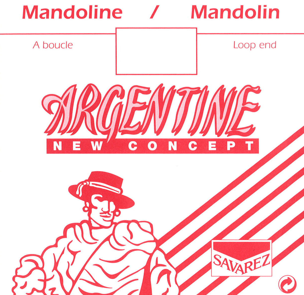 Corde Sol 4 mandoline, à boucle (vendues par 10)