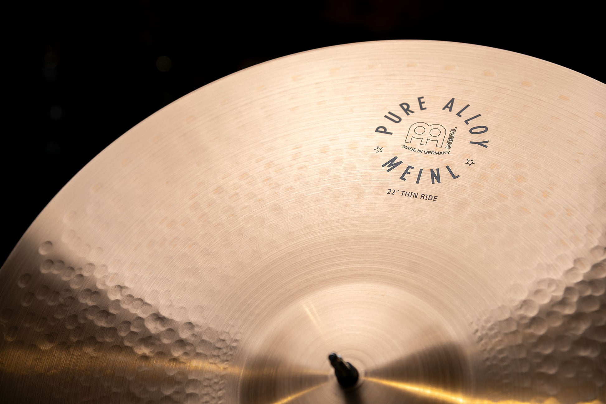 Thin Ride 22" Meinl Pure Alloy fini traditional martelé