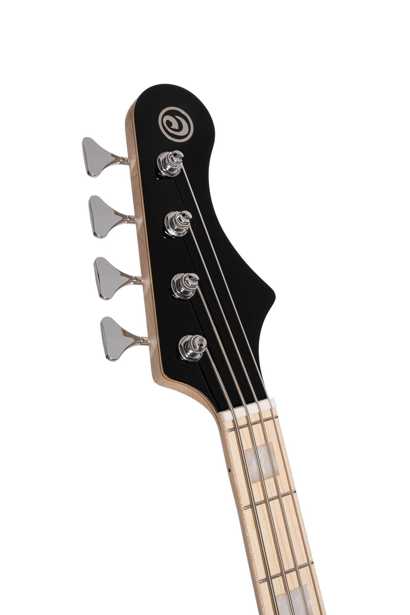 NJS 4, 4 cordes, corps aulne, manche et touche érable, diapason 34", 2 micros type Jazz, préampli Bartolini, noir brillant