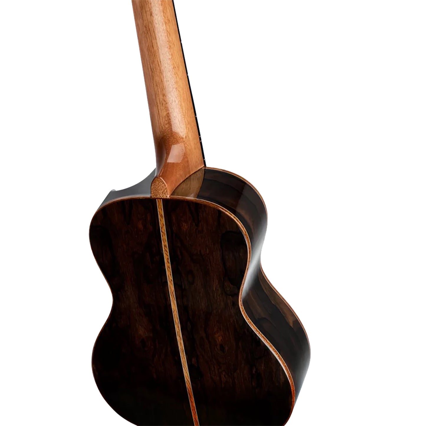 RUET-ZC, modèle Elite Concert pan coupé ergonomique, EQ MagusFly, table ziricote massif, f/e ziricote, naturel brillant