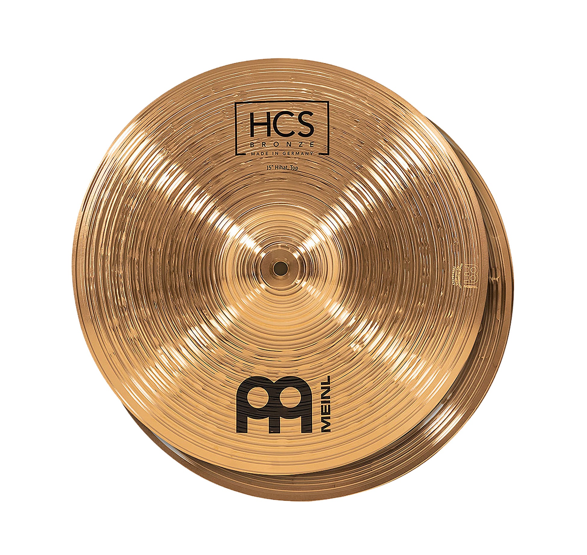 CHARLESTON MEINL 15" HCS BRONZE, ALLIAGE BRONZE ALLOY B8, FINITION TRADITIONNELLE
