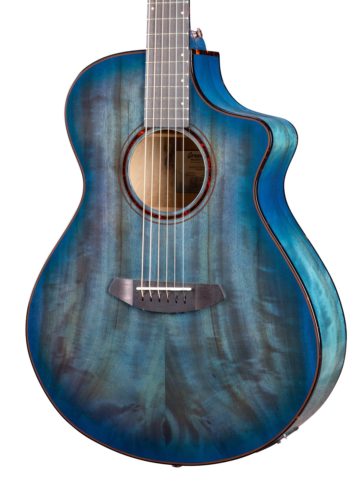 PURSUIT EXOTIC S CONCERT BLUE EYES CE, édition limitée, table myrtlewood massif, f/e myrtlewood, EQ Fishman Presys I, blue eyes