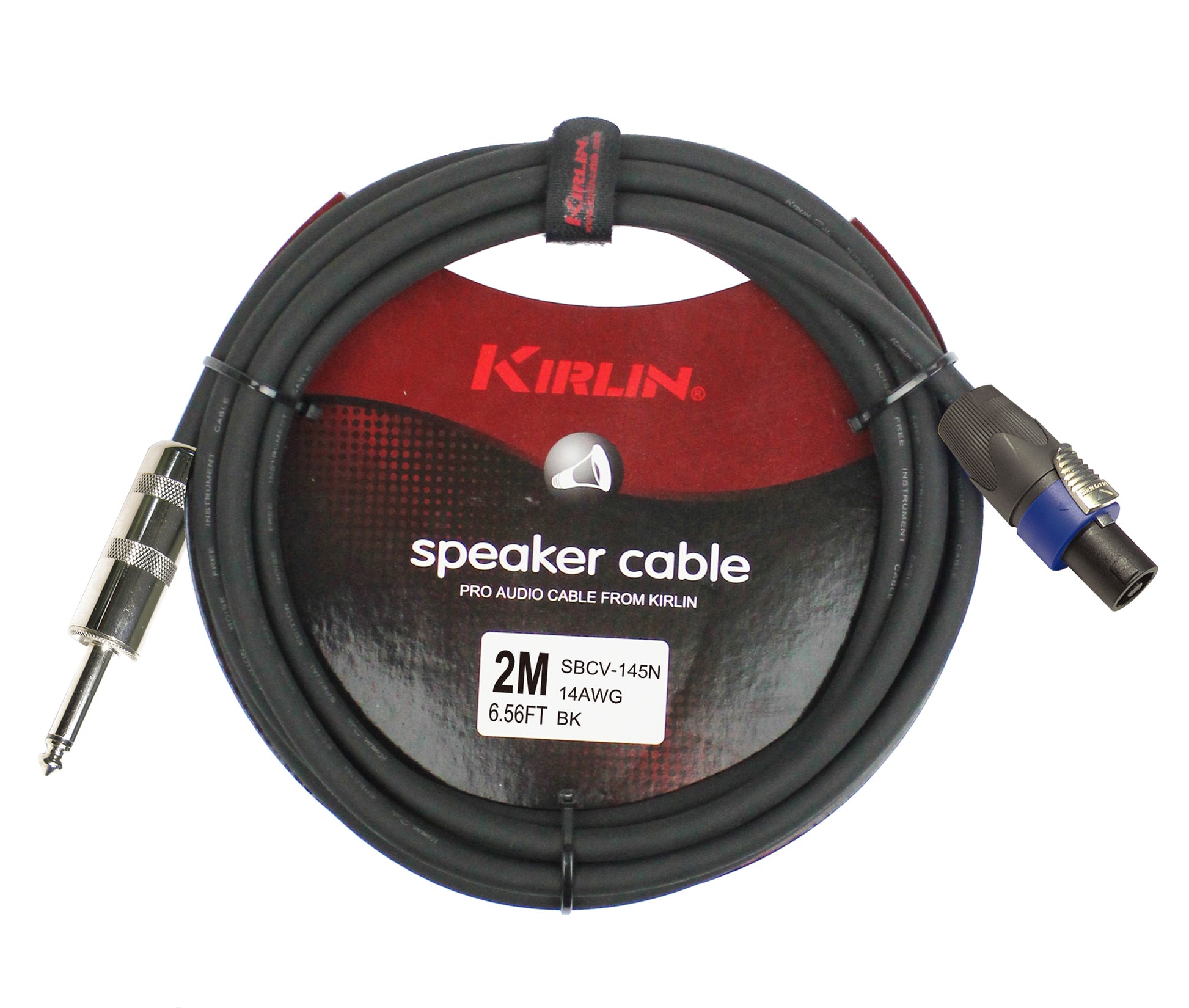 Câble HP Speakon/Jack, 2 mètres, noir