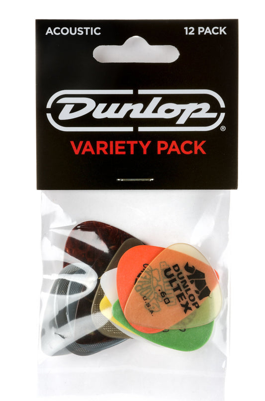 Sachet Variety Pack ACOUSTIC, 12 médiators.