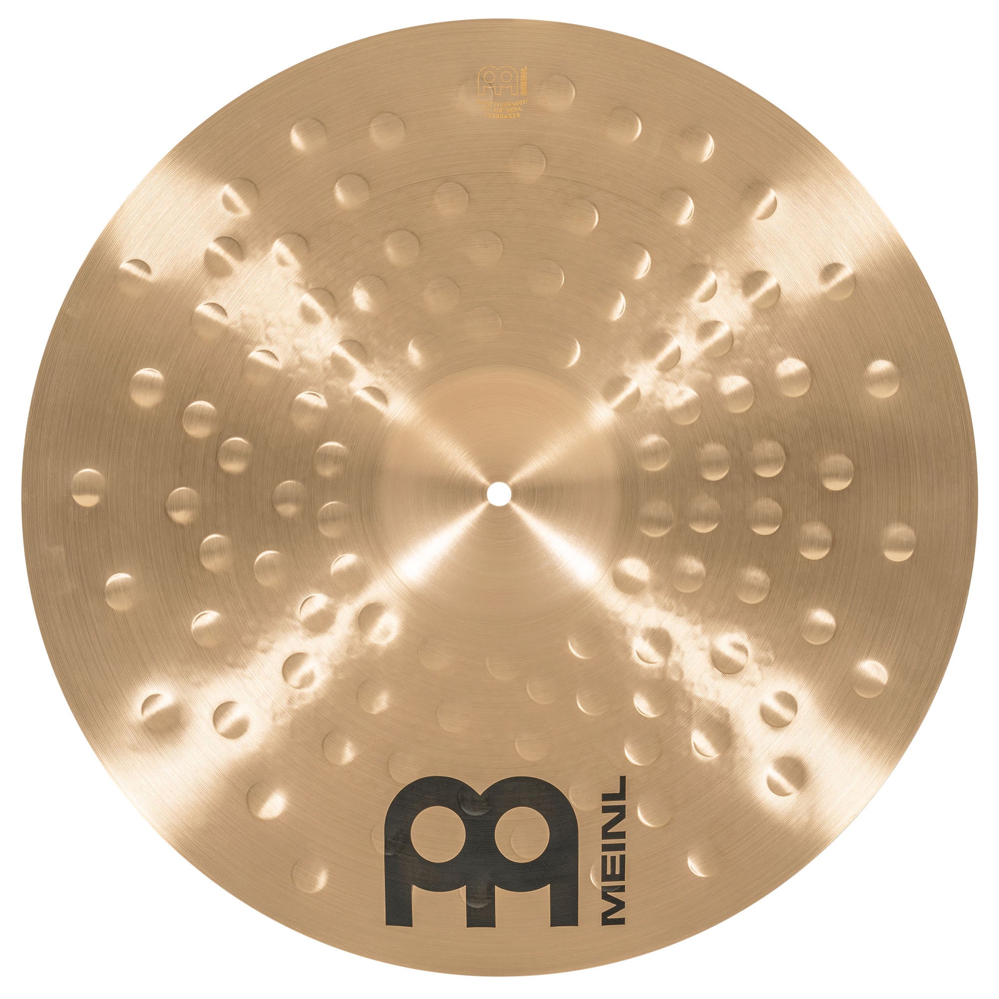 Crash Ride 20" Extra Hammered Meinl Pure Alloy fini traditional martelé