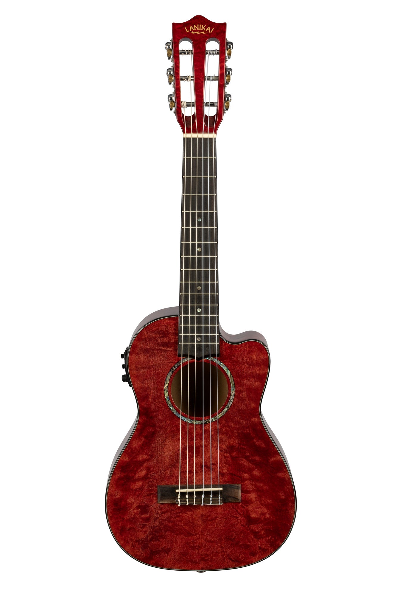 Guitarlélé Lanikai érable pommelé QM-RDCEG