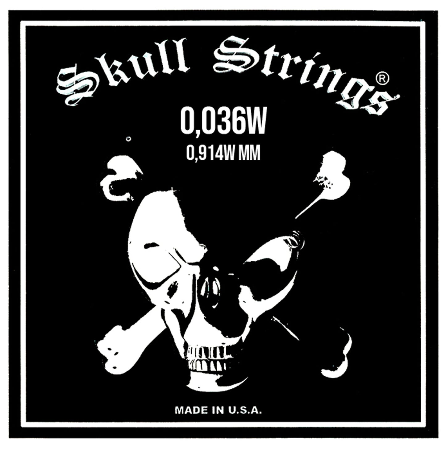 Corde guitare électrique SKULL 036W