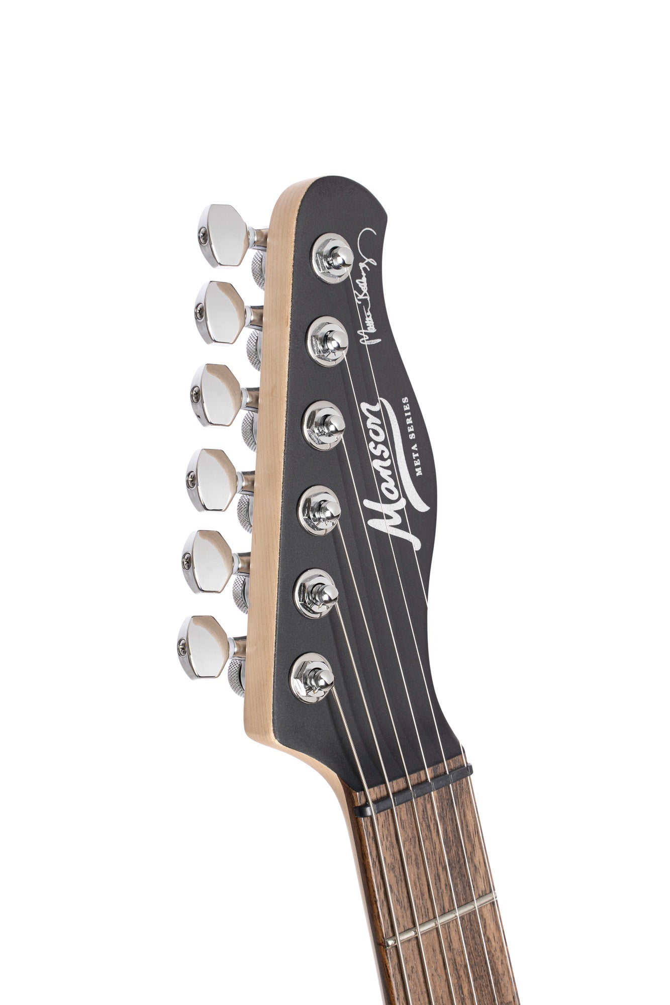 MBM-2P, signature Matt Bellamy, corps tilleul, manche érable, micros Manson & P90,"Kill" bouton, noir satiné