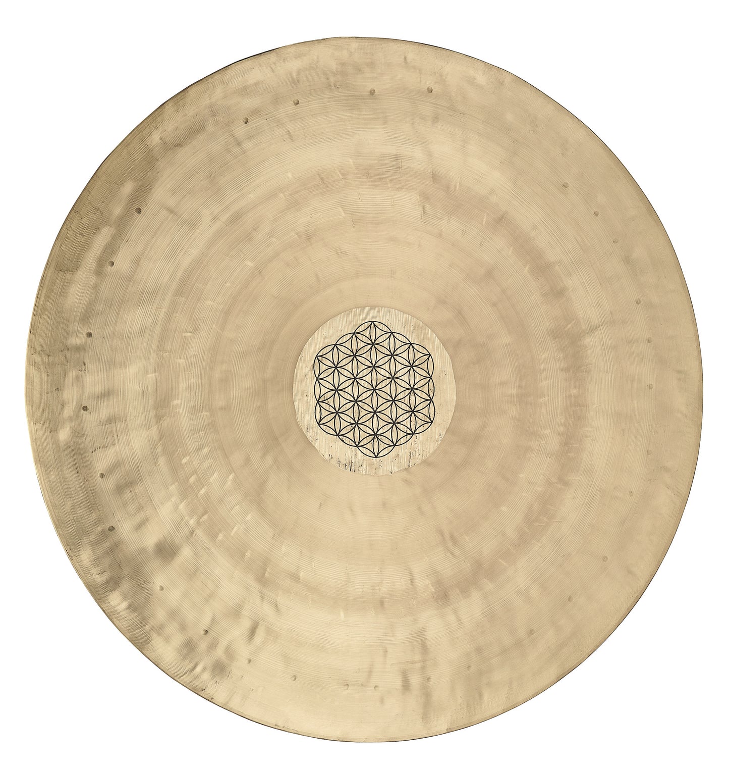 GONG SONIC ENERGY WIND FLOWER OF LIFE 24", livré avec mailloche