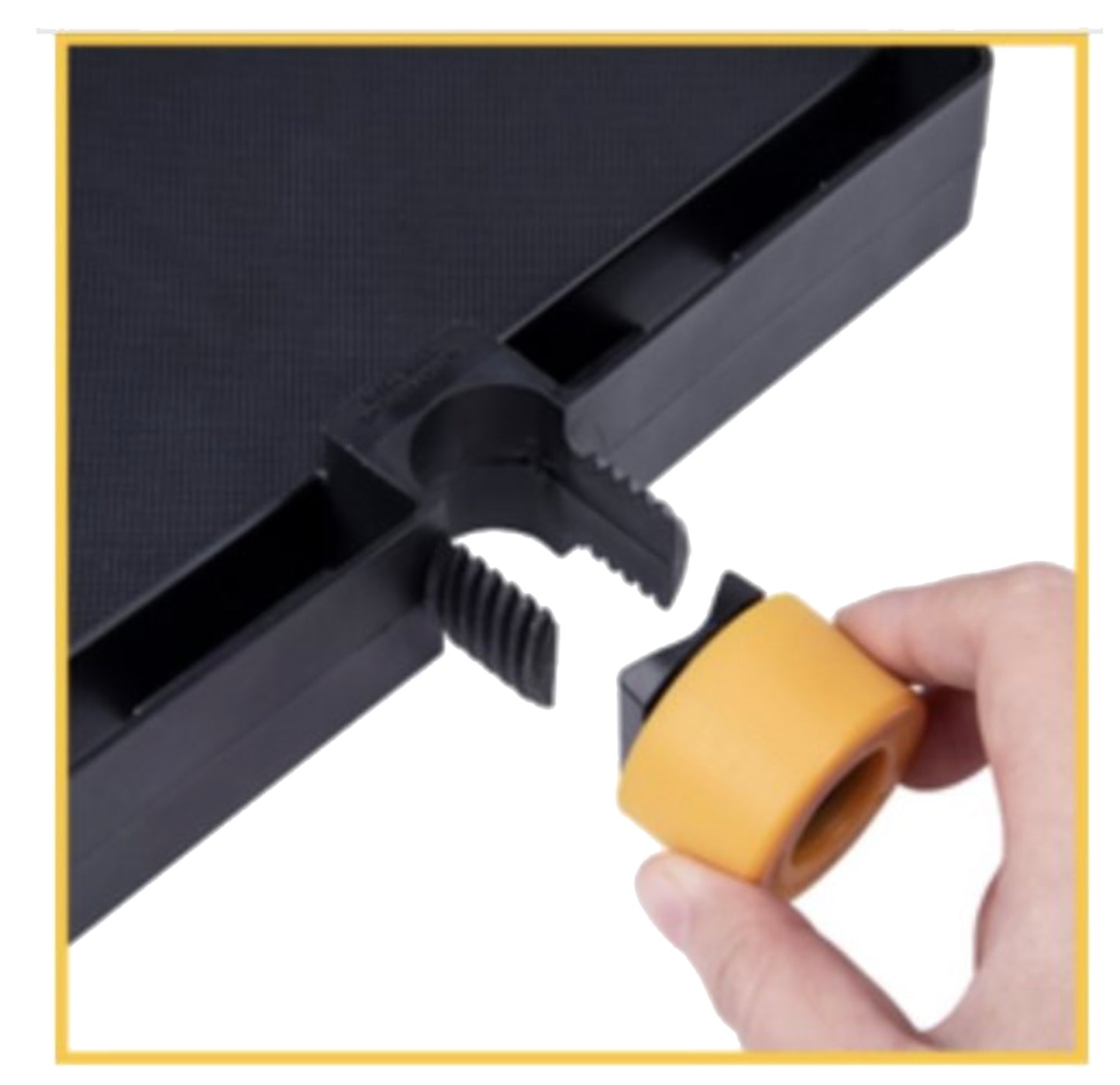 Plateau multi-usages en plastique, se fixe sur un pied