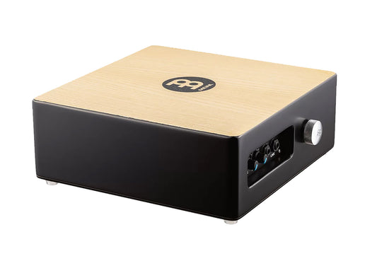 CAJON SNARE TAPS MEINL PRE AMPLIFIE, CORPS EN MDF, PLAQUE DE JEU EN FRÊNE BLANC AMERICAIN, SNARES, PIEZO, SB305 INCLUS